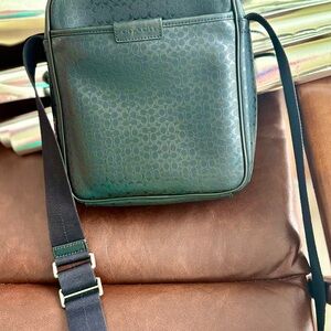 Coach Black Signature Messenger Bag